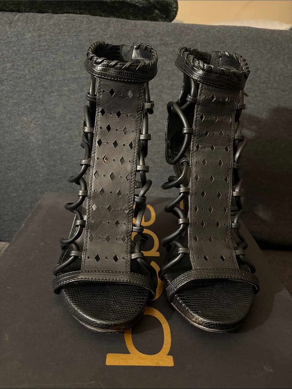 Bebe Kayley cutout sandal heel - Picture 2 of 4